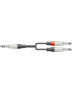 Cable 2 Jack 6.3mm Mono -...