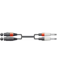 Cable 2 Jack 6.3mm Mono - 2...