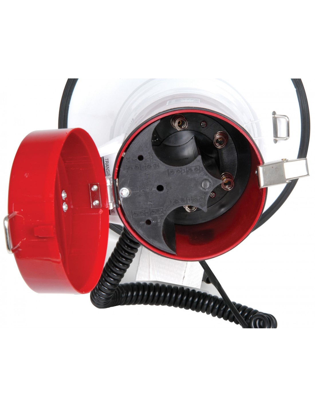 Megáfono megáfono portátil de 20 vatios de potencia con sirena  integrada/alarma-volumen ajustable-correa potente y ligero Ormromra  Micrófonos