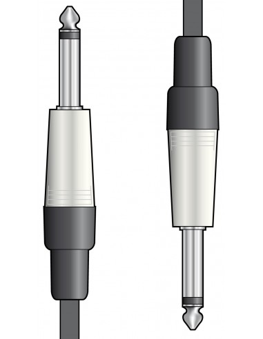 Cable Jack 6.3mm Mono - Jack 6.3mm Mono 3.0 metros