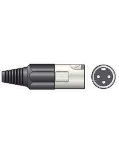 Conector XLR Macho 3 pines